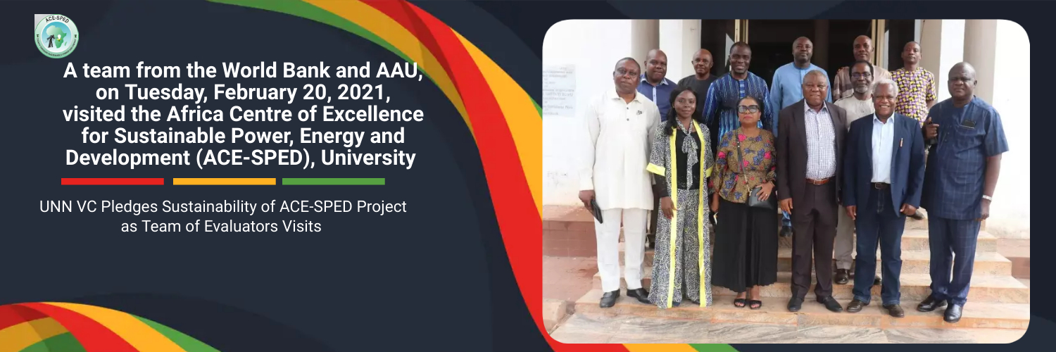 UNN VC Pledges Sustainability of ACE-SPED Project as Team of Evaluators Visits